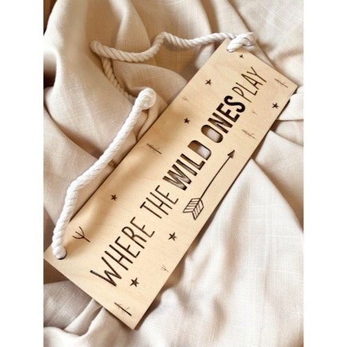 Bedroom sign