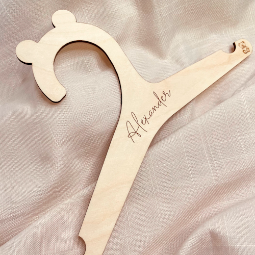 Baby personalised hangers
