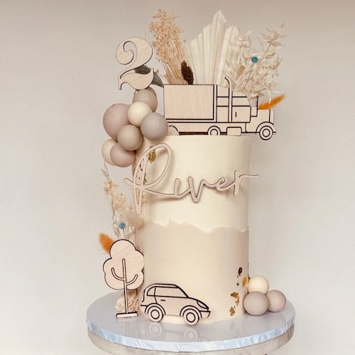 Car Cake Topper Set