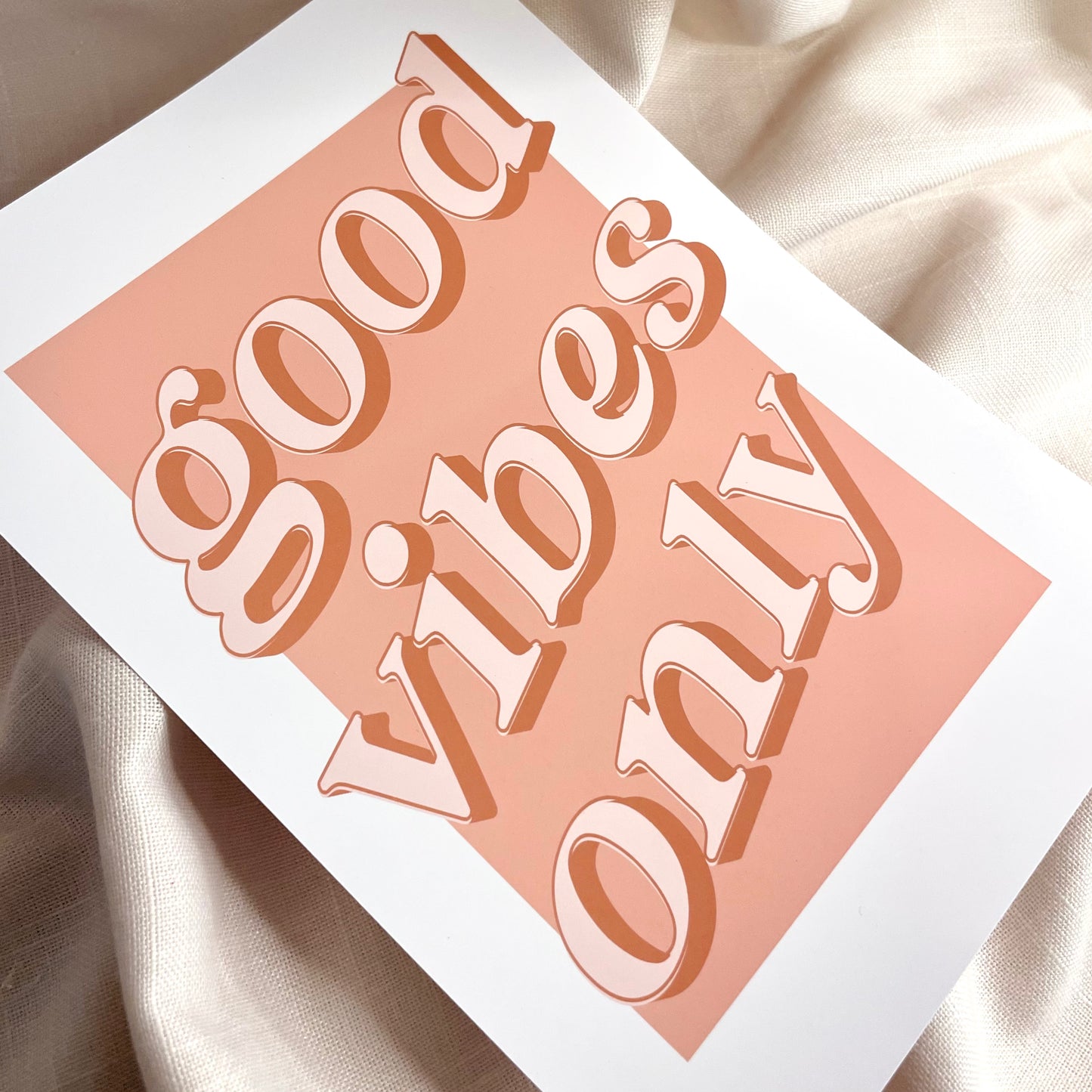 Good Vibes Only Print
