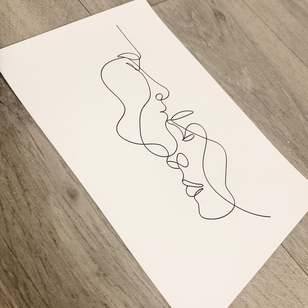 Line face Print